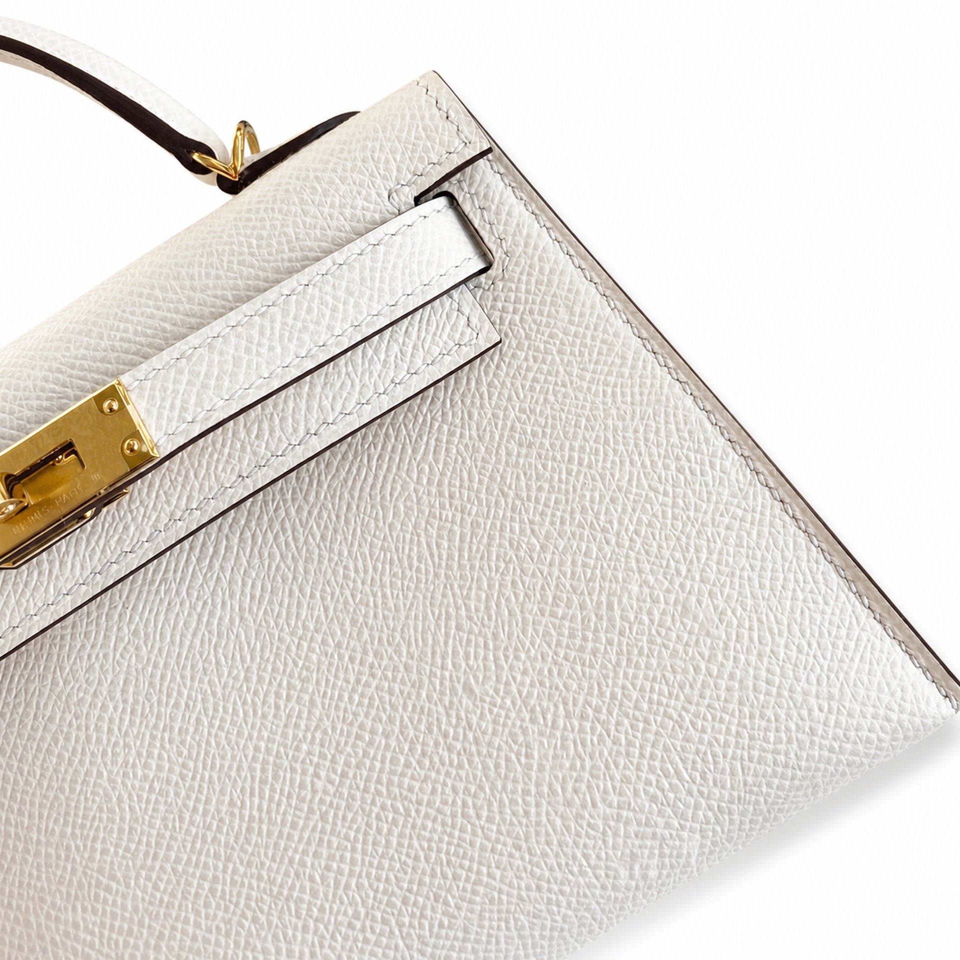 Hermès Kelly Sellier 19 Nata Epsom Gold Hardware