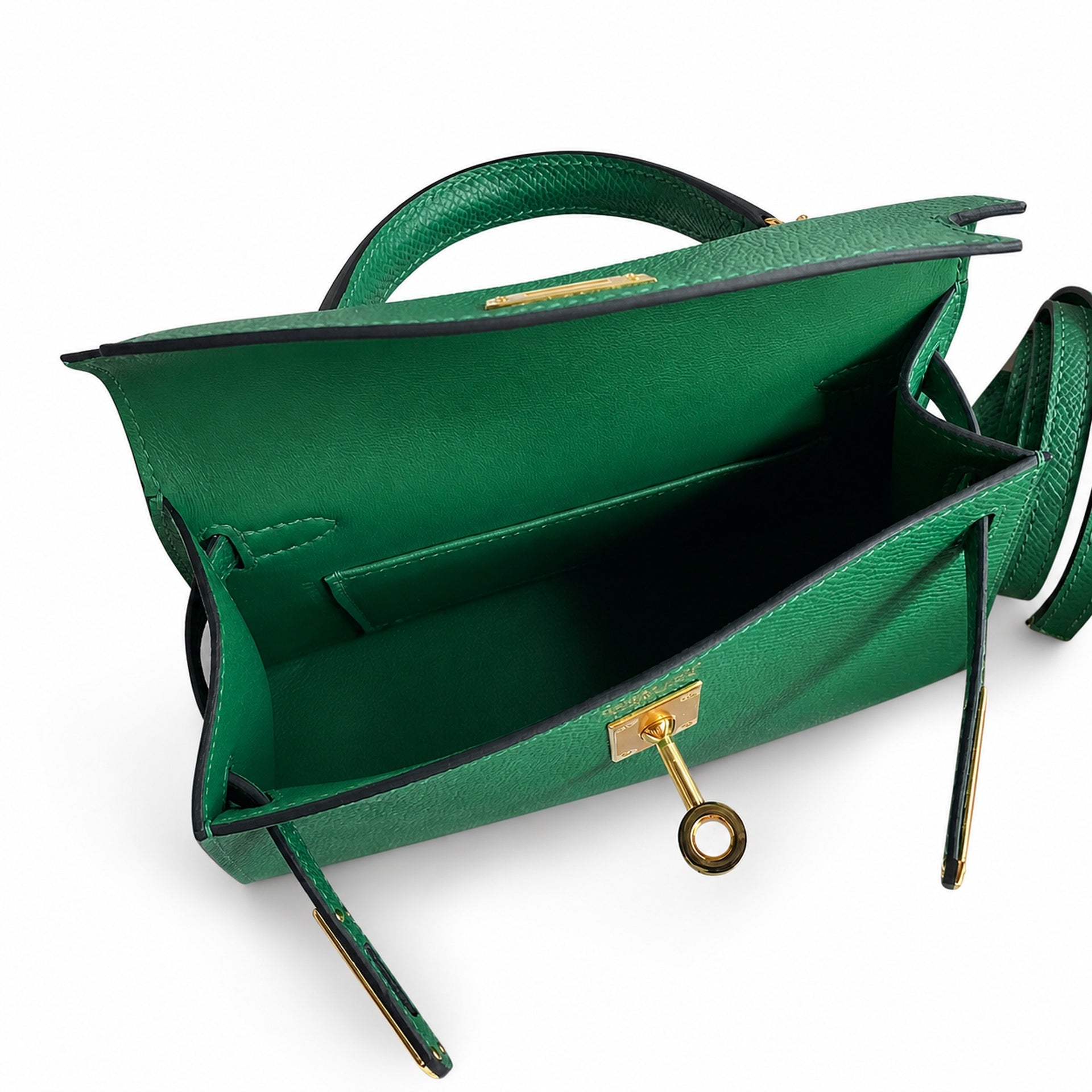 Hermès Kelly Sellier 19 Vert Cactus Epsom Gold Hardware