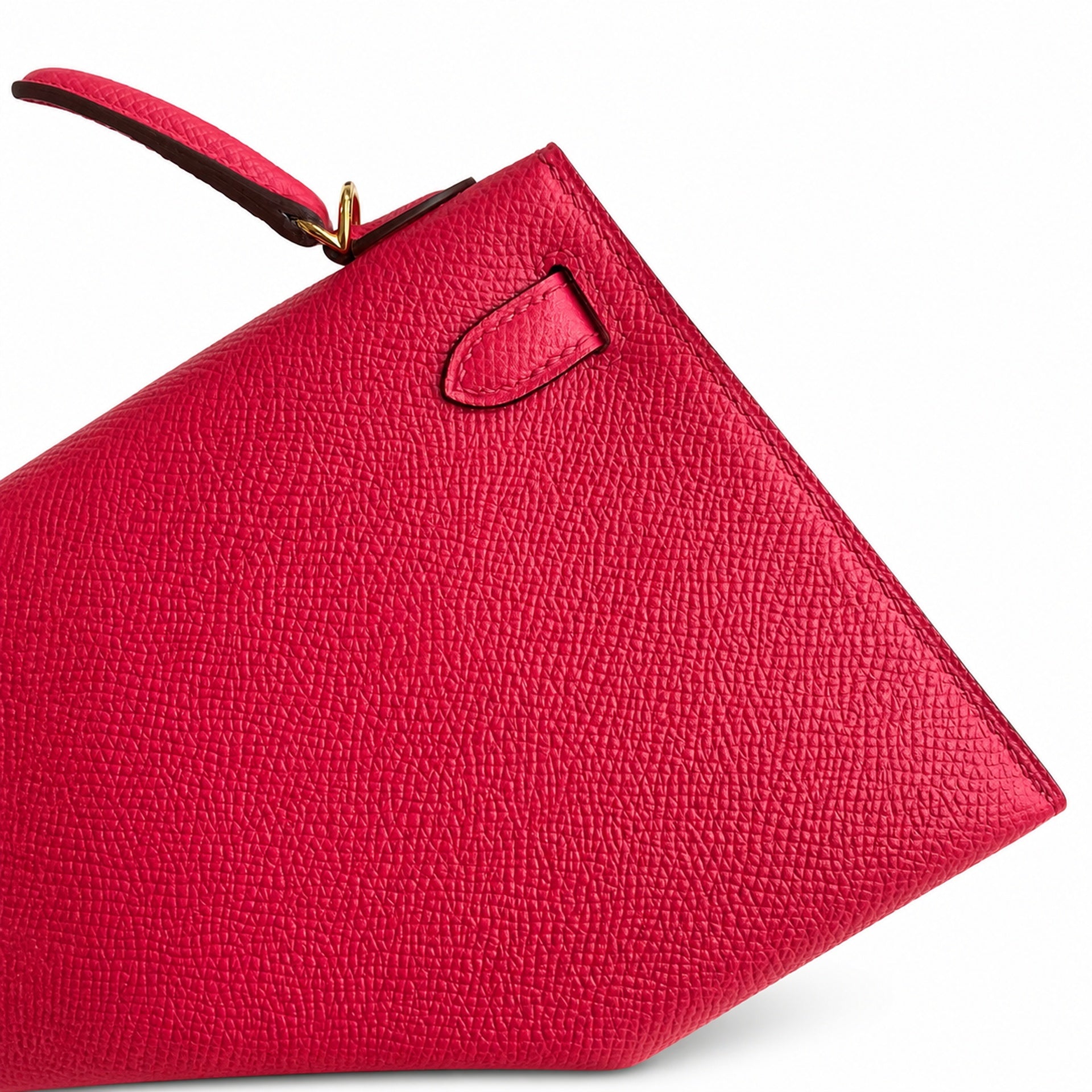 Hermès Kelly Sellier 19 Rose Jaipur Epsom Calf Leather Gold Hardware