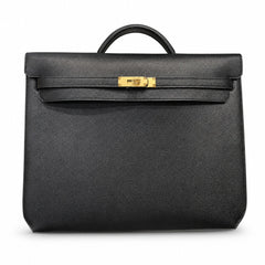 Hermès Kelly Dépêches 36cm Noir Epsom Calf Leather Gold Hardware