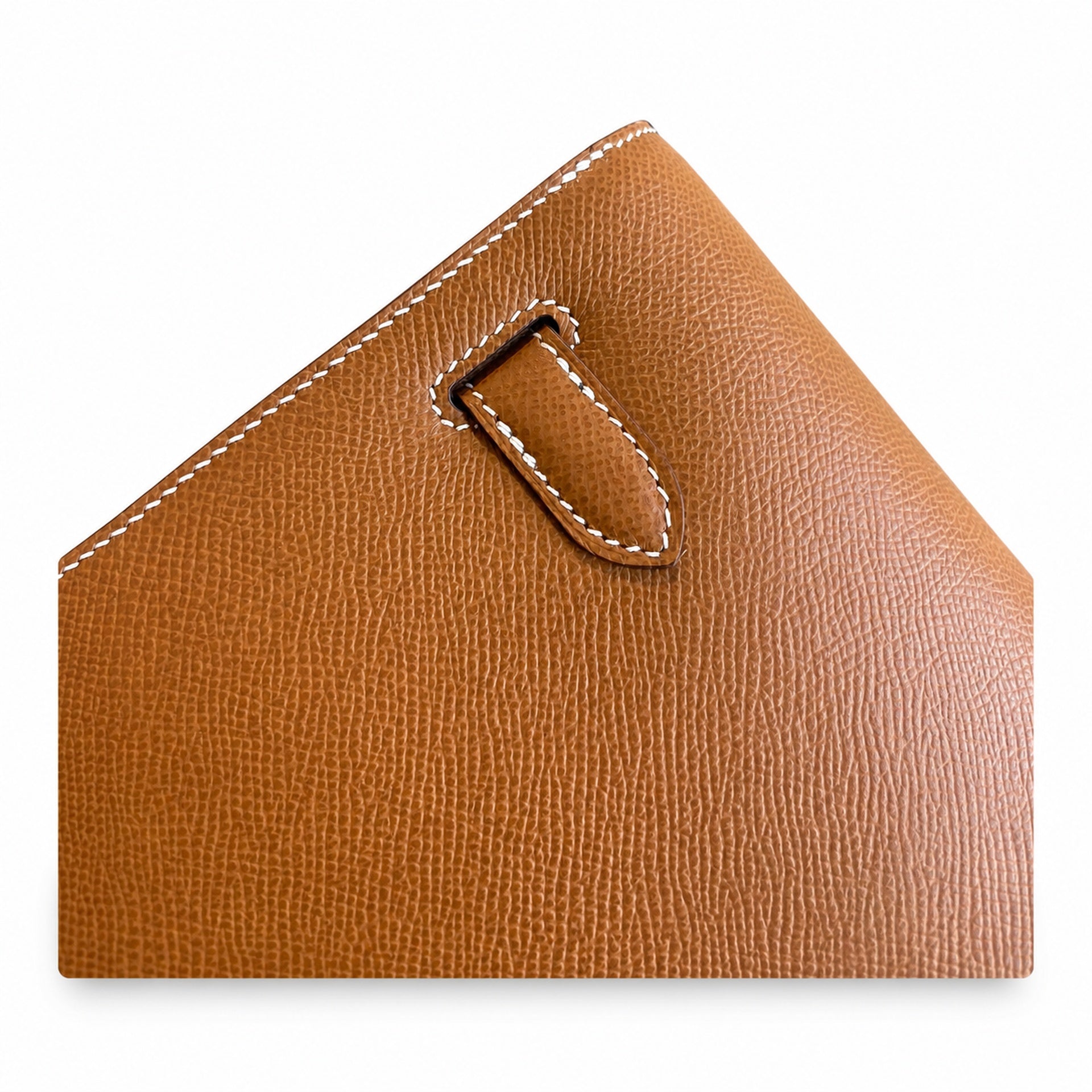 Hermès Kelly Dépêches 25 Fauve Epsom Calf Leather Gold Hardware