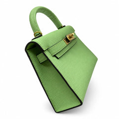 Hermès Kelly Sellier 19 Vert Pomme Epsom Gold Hardware