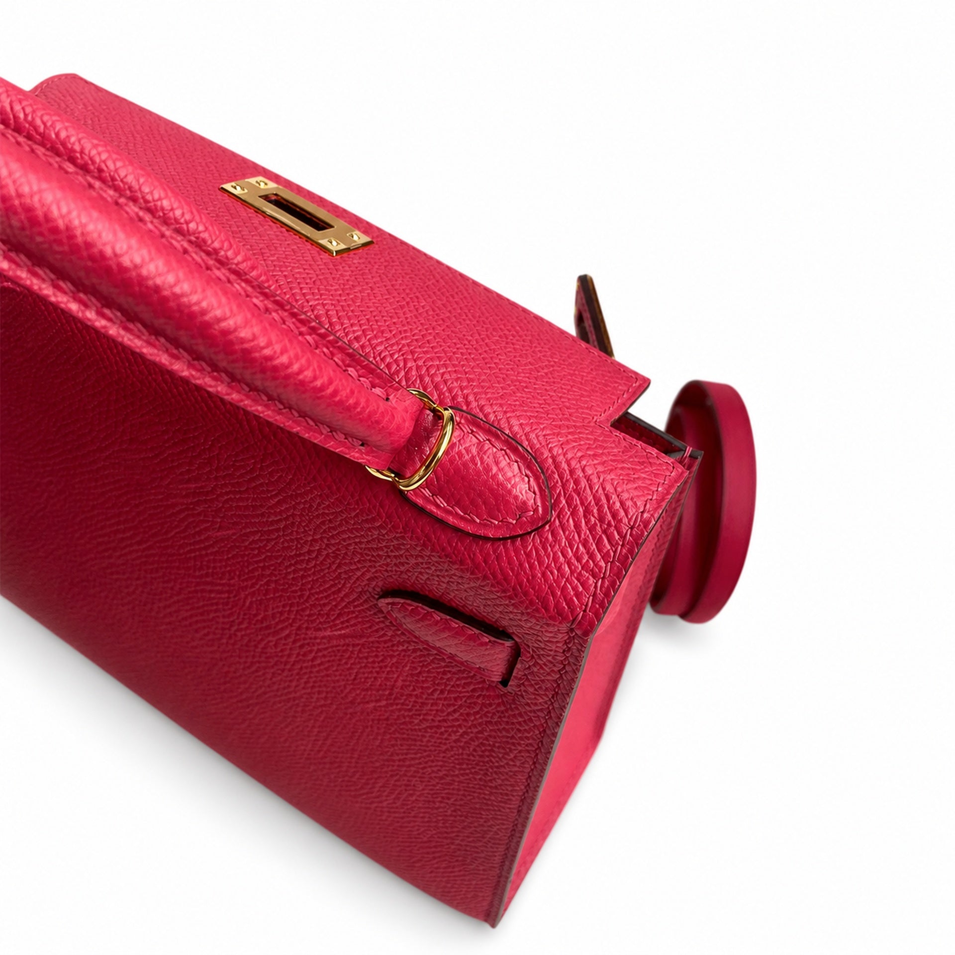Hermès Kelly Sellier 19 Rose Jaipur Epsom Calf Leather Gold Hardware