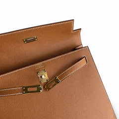 Hermès Kelly II 25cm Gold Epsom Calf Leather Gold Hardware