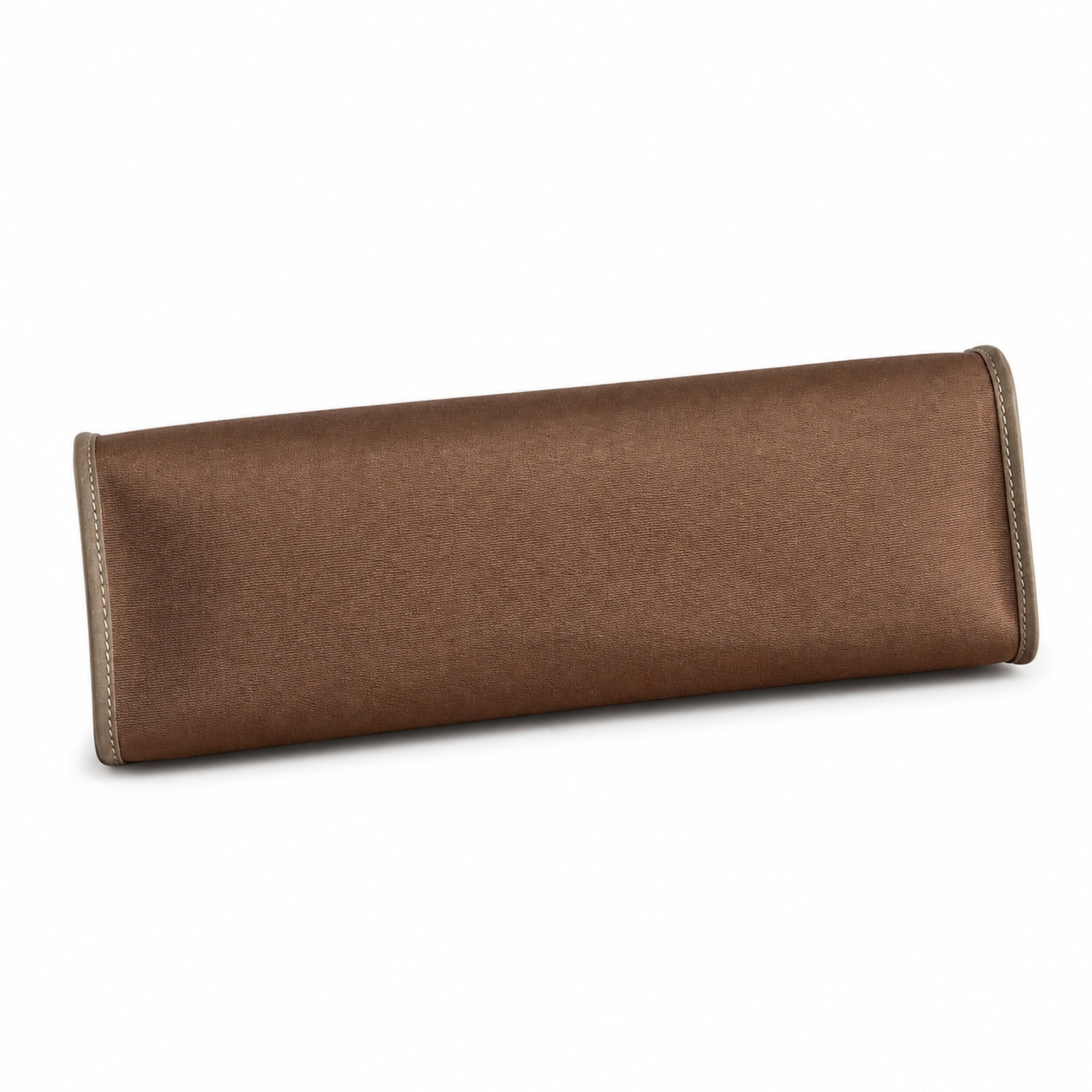Hermès Herbag 31 Brown Suede & Black Calf Leather Palladium Hardware