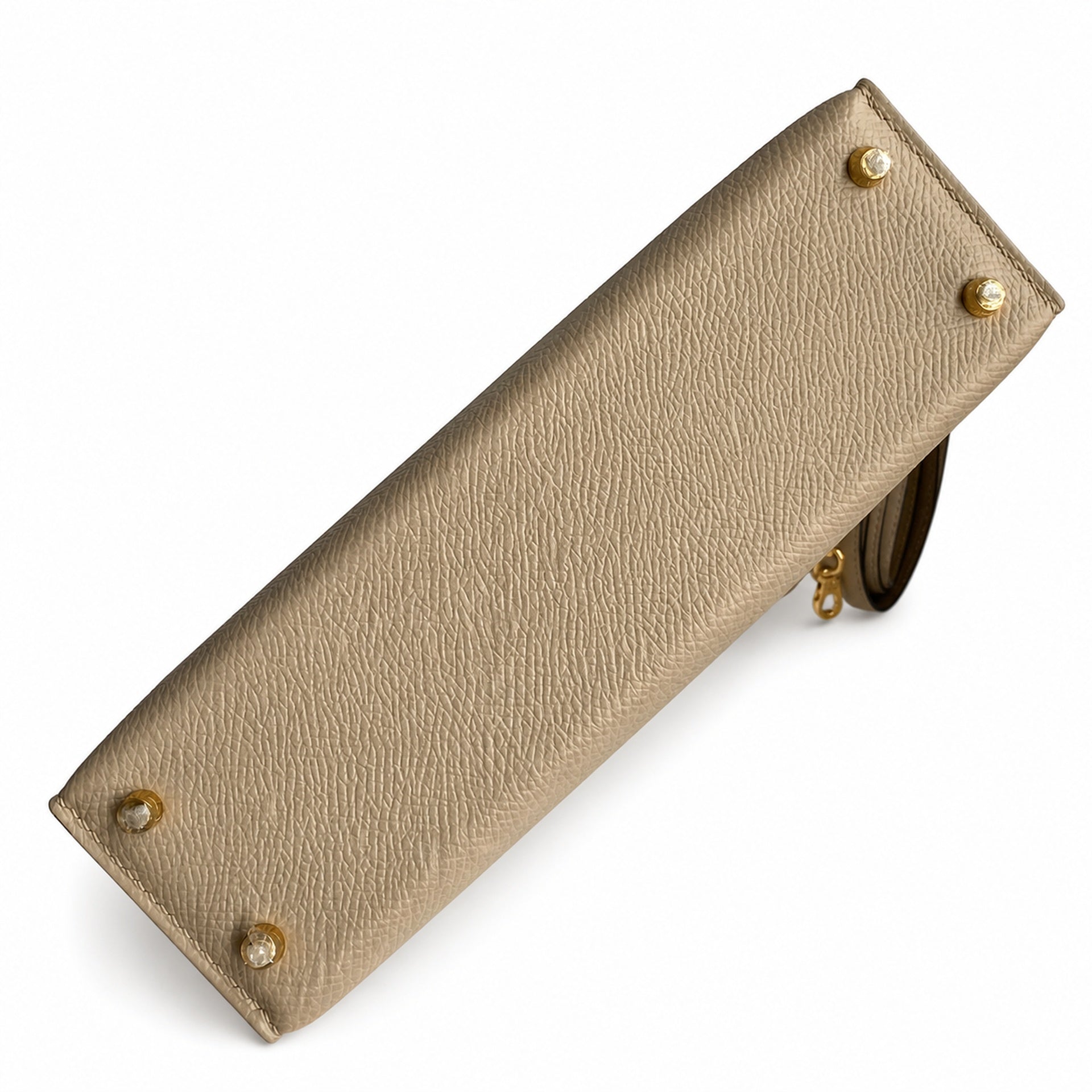 Hermès Kelly Sellier 19 Gris Tourterelle Epsom Gold Hardware