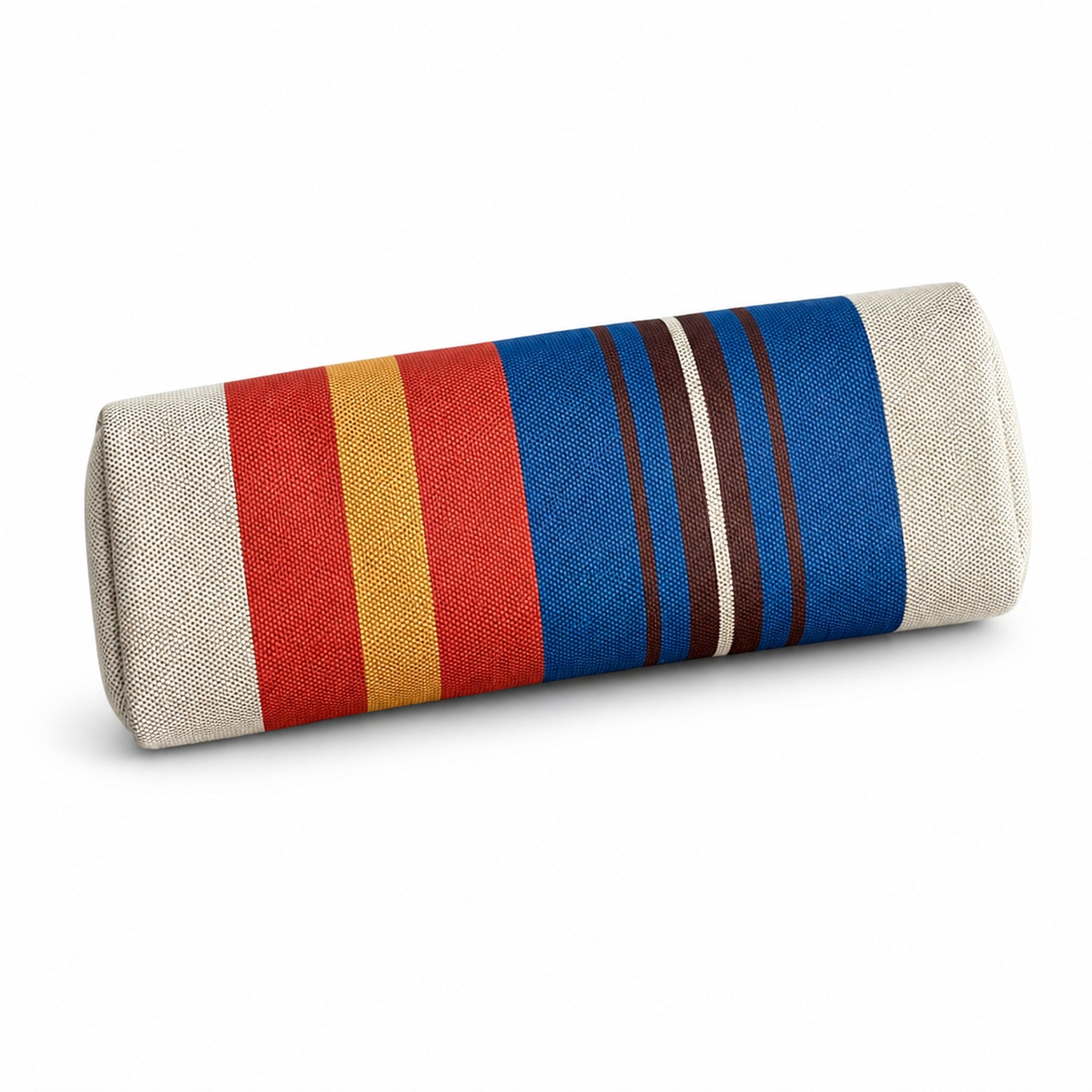Hermès Herbag Zip 31 Écru Toile H Primary Vertical Stripe Print / Noir Vache Hunter Leather Palladium Hardware