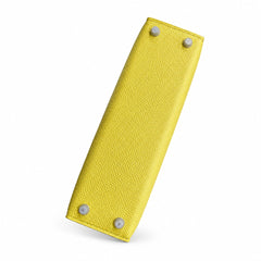 Hermès Kelly Sellier 19 Jaune Citron Epsom Palladium Hardware