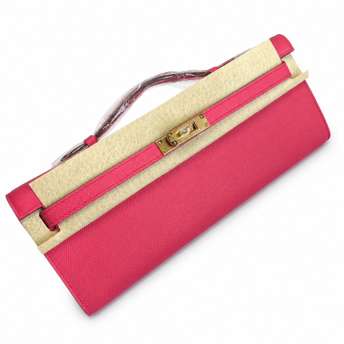 Hermès Kelly Cut 31 Clutch Epsom Leather Picture Lipstick Powder