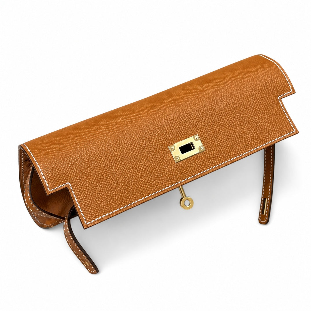 Hermès Kelly To Go Alezan Epsom Calf Leather Gold Hardware