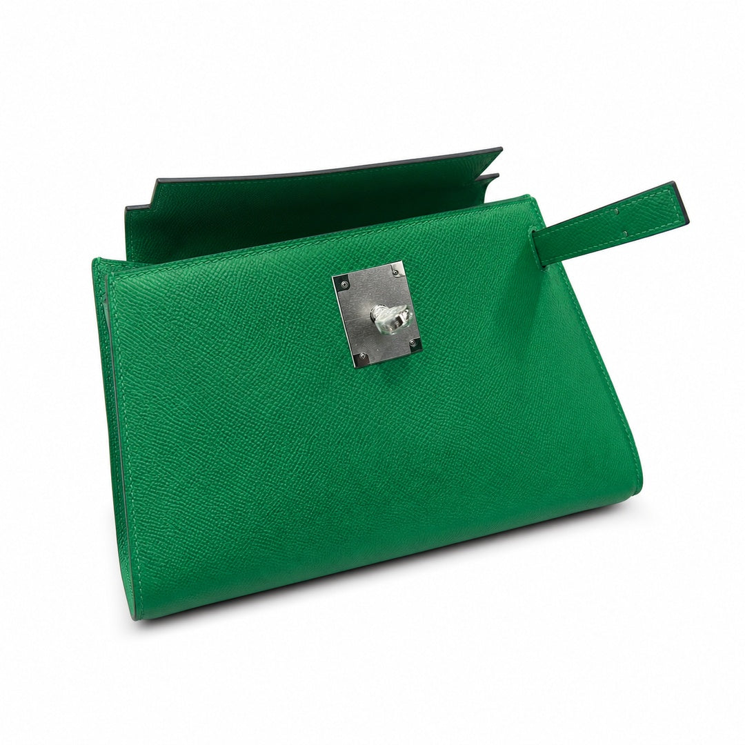 Hermès Kelly II 25cm Bambou Epsom Calf Leather Palladium Hardware