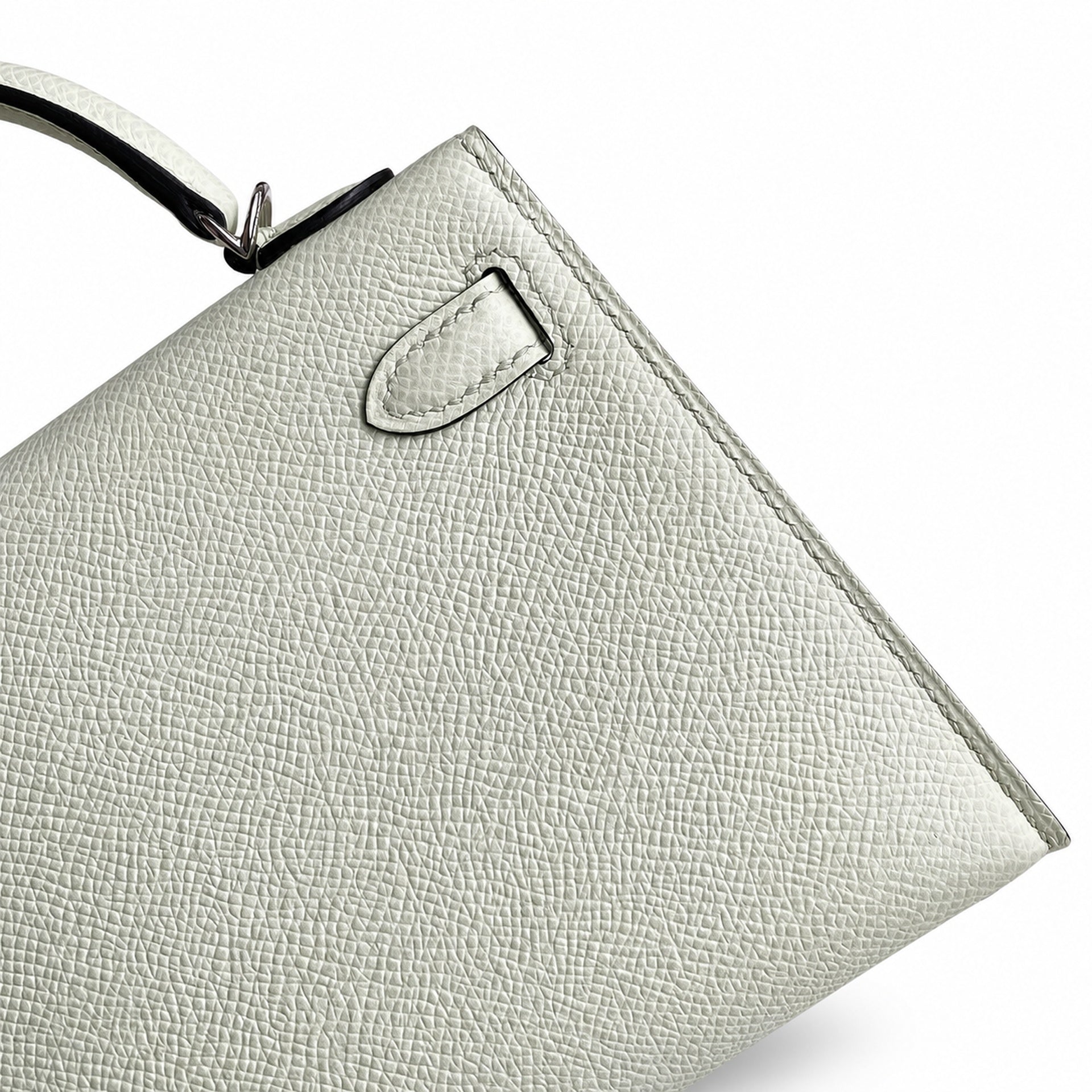 Hermès Kelly Sellier 19 Vert Fizz Epsom Palladium Hardware