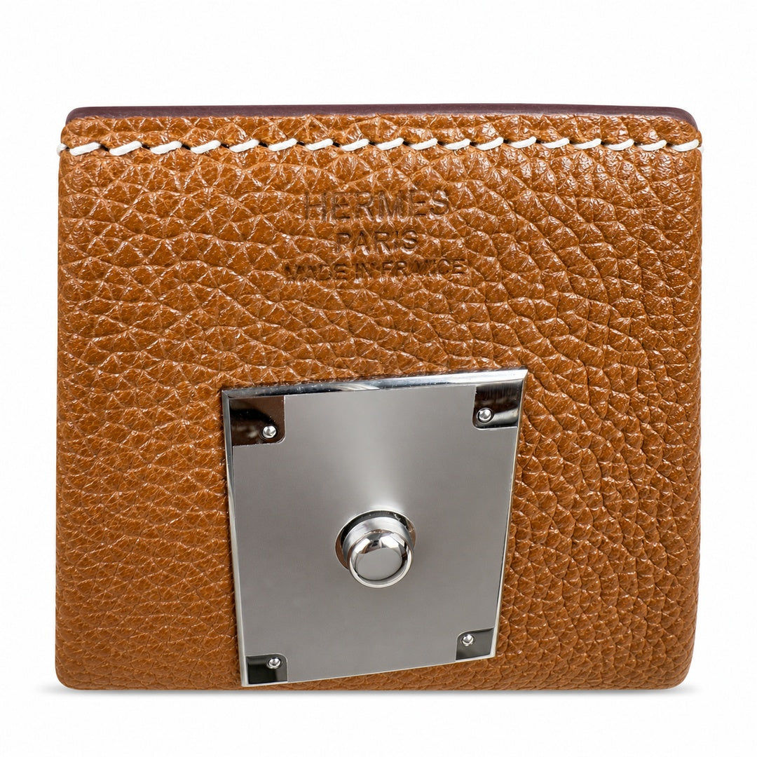 Kelly Messenger PM 27 Veau Togo, Cognac, Gold Hardware