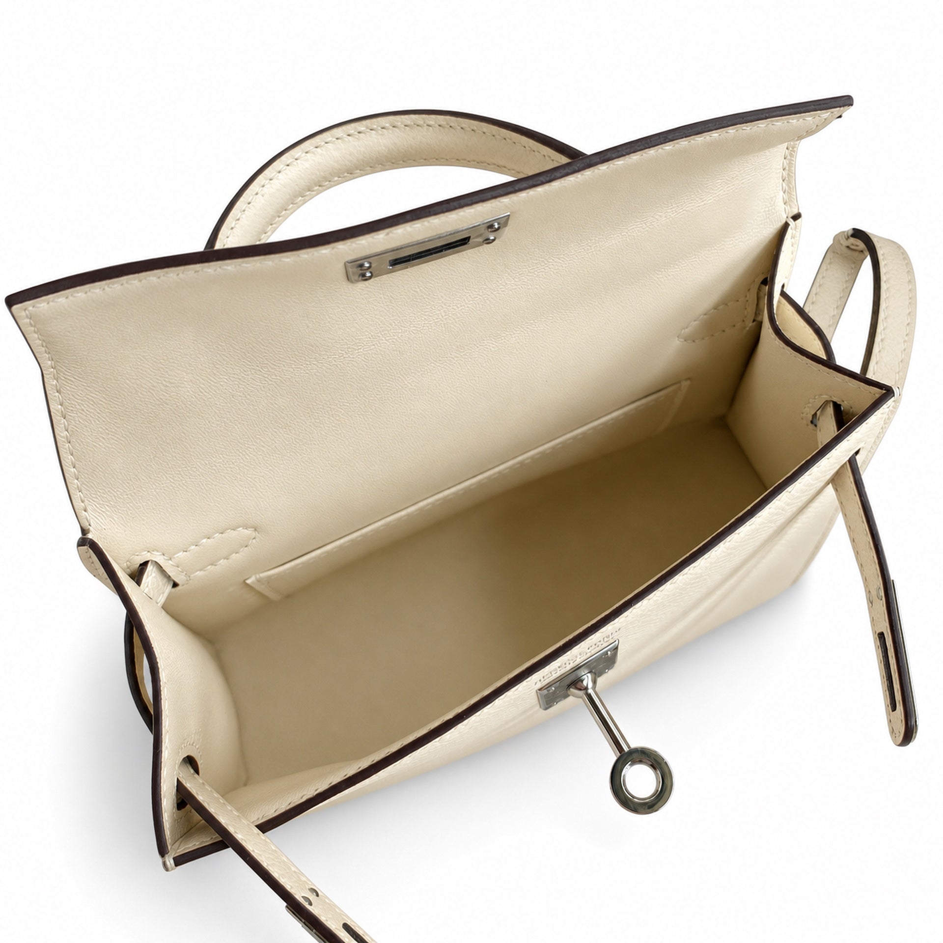 Hermès Kelly Sellier 19 Nata Epsom Palladium Hardware