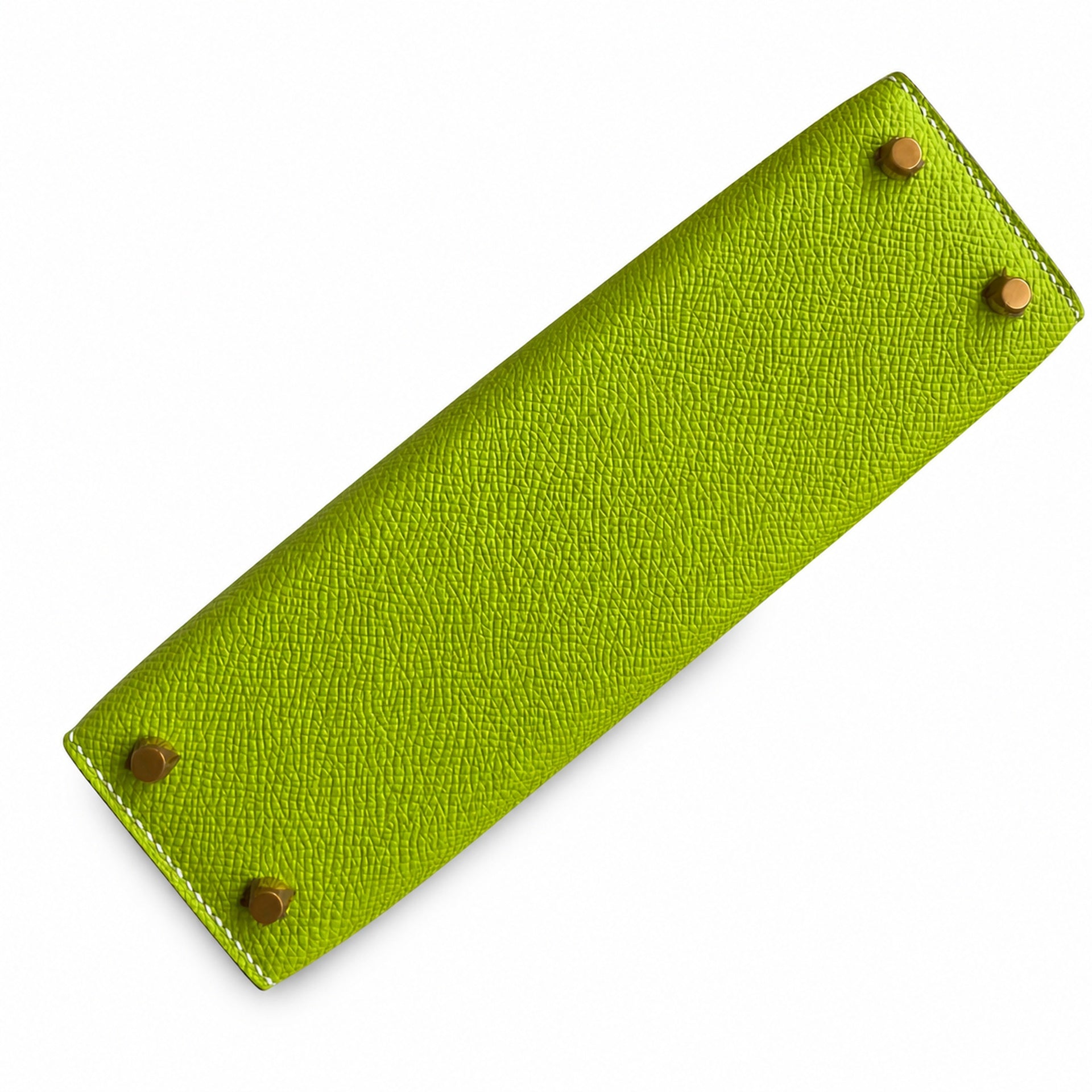 Hermès Kelly Sellier 19 Vert Pomme Epsom Gold Hardware