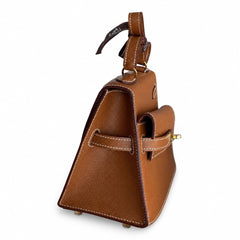 Hermès Kelly Desordre Sellier 20cm Gold Epsom Calf Leather Gold Hardware