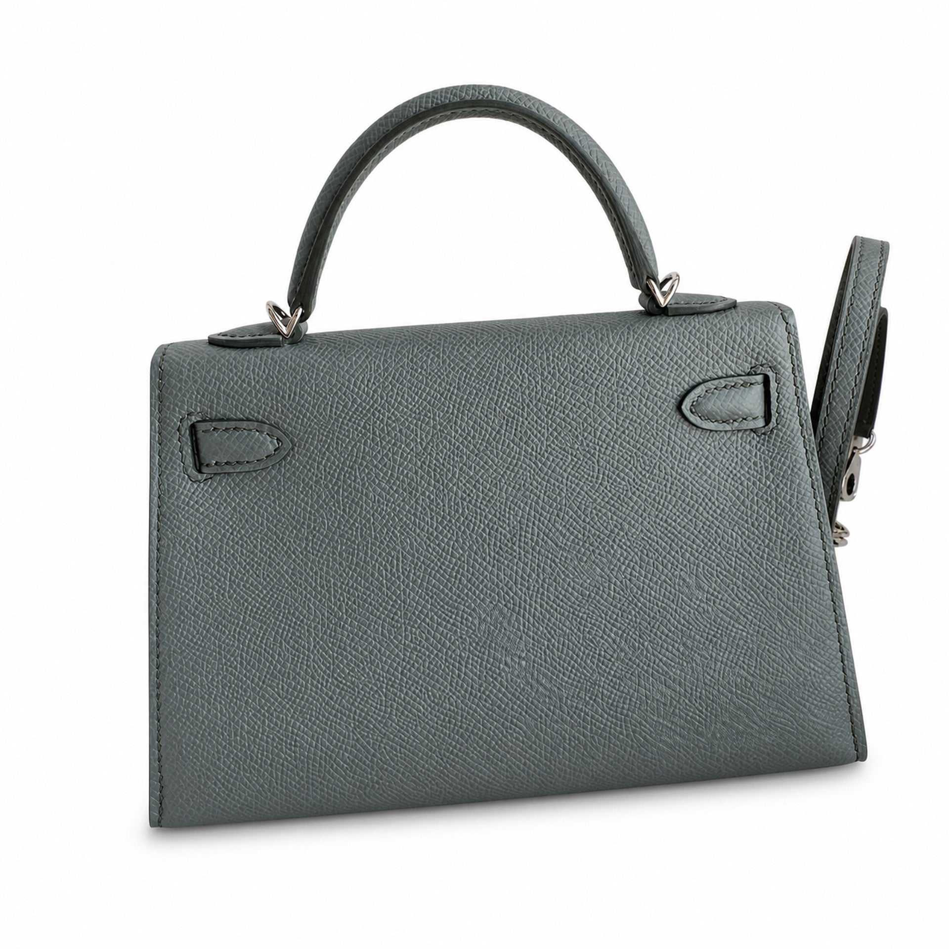 Hermès Kelly Sellier 19 Vert Amande Epsom Palladium Hardware