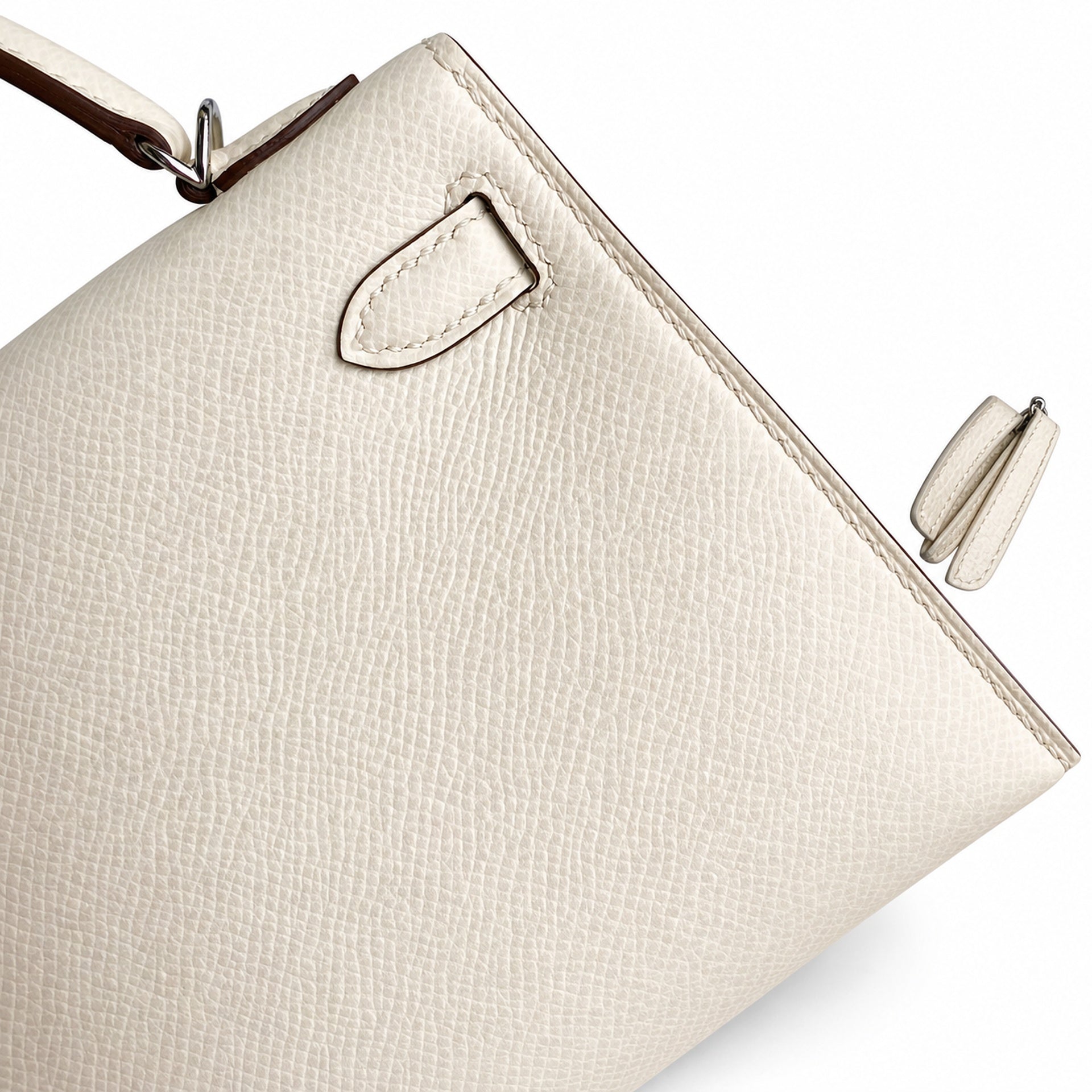 Hermès Kelly Sellier 19 Nata Epsom Palladium Hardware