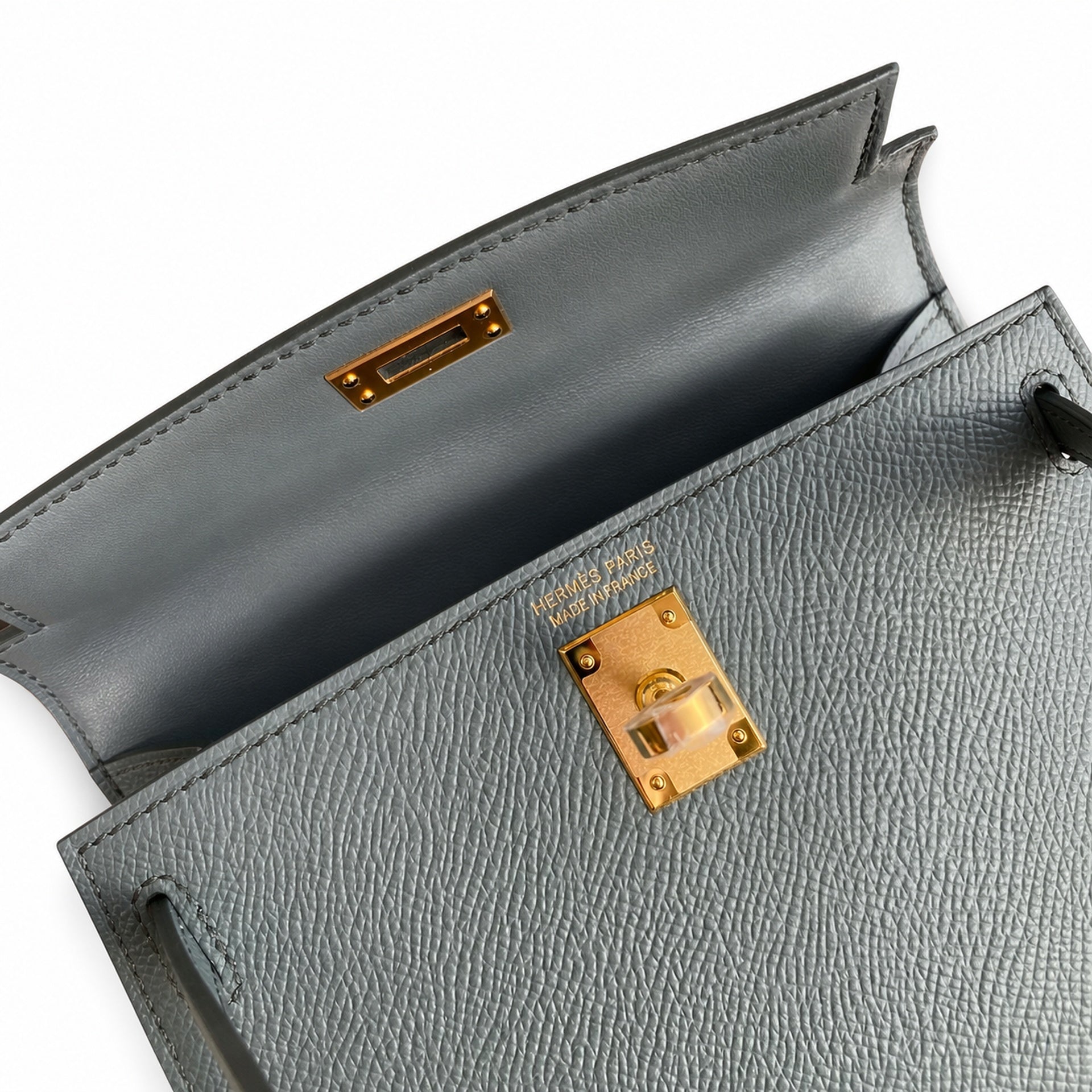 Hermès Kelly Sellier 19 Vert Amande Epsom Gold Hardware