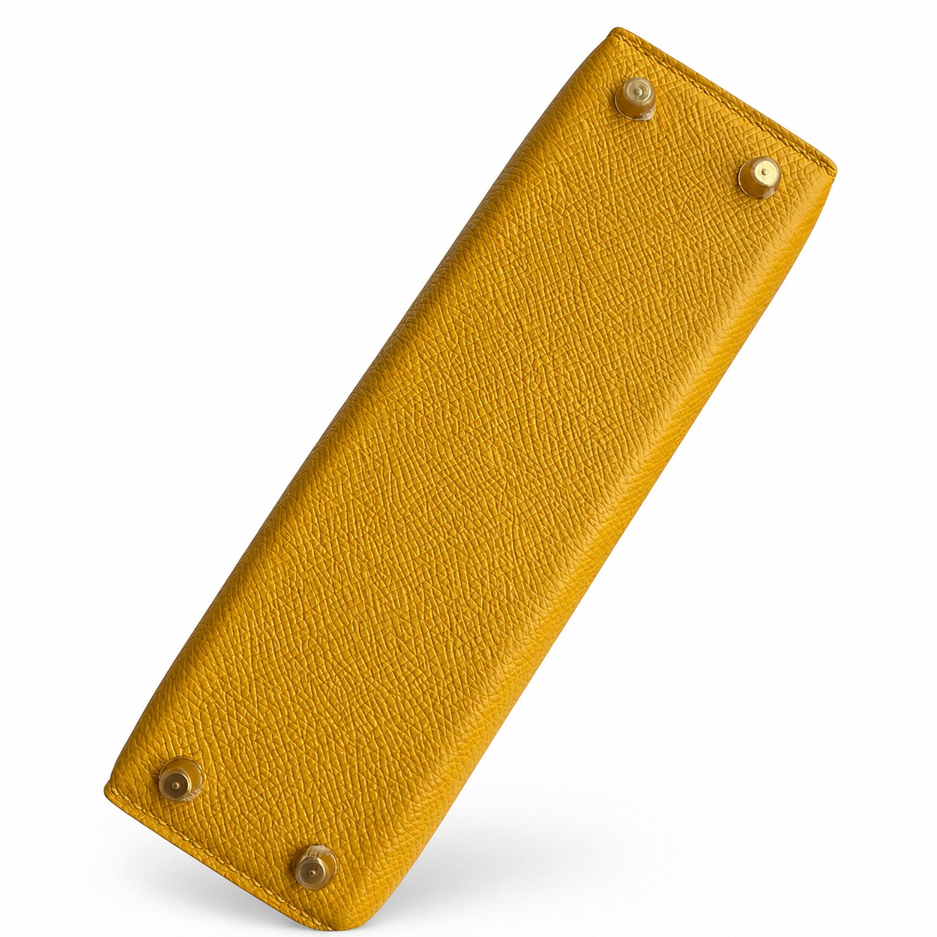 Hermès Kelly Sellier 19 Jaune Ambre Epsom Gold Hardware