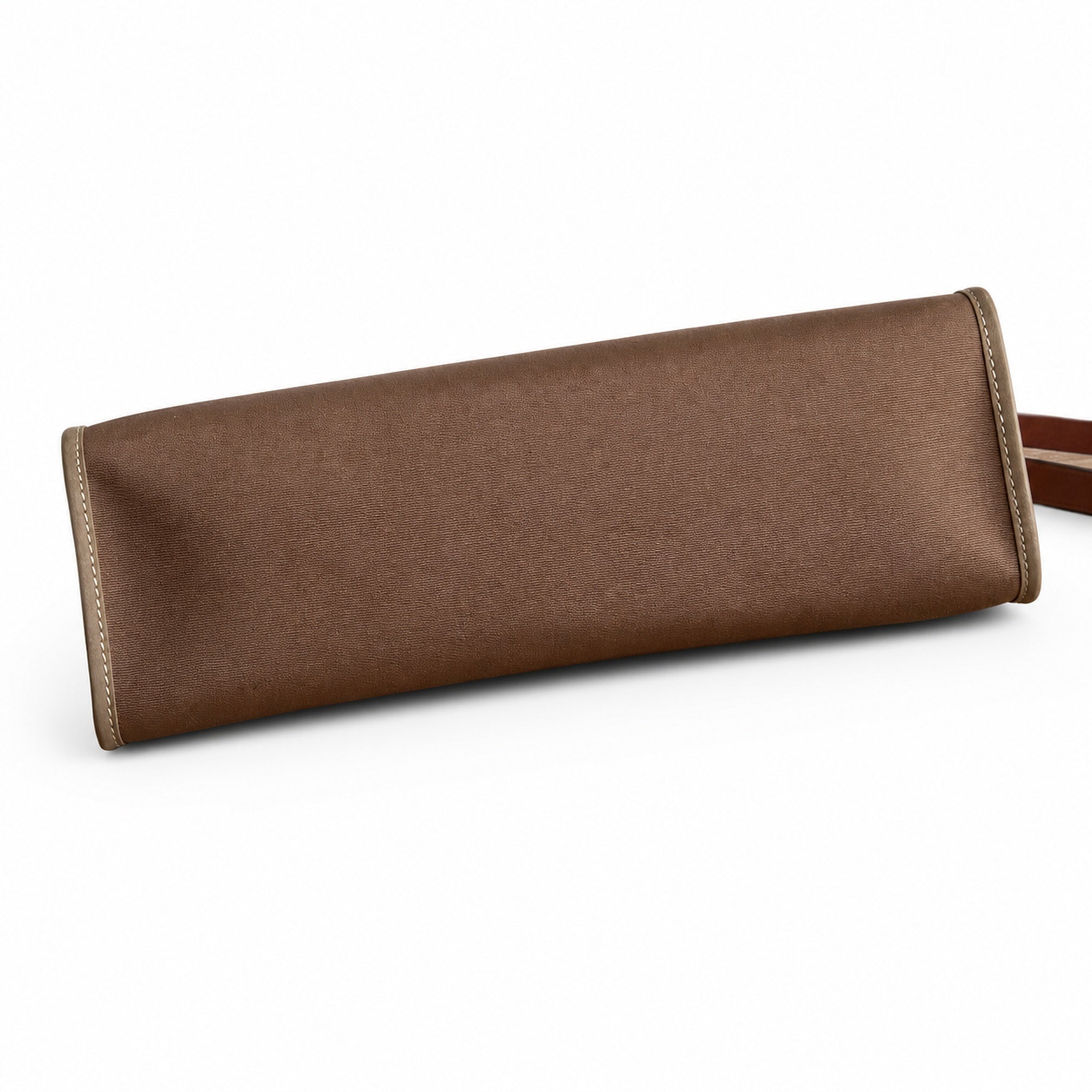 Hermès Herbag Zip 31 Etoupe Suede / Fauve Vache Hunter Leather Palladium Hardware