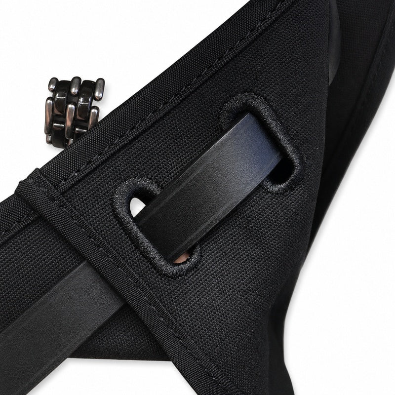 Hermès Herbag Zip 31 Noir Toile H / Noir Epsom Calf Leather Palladium Hardware