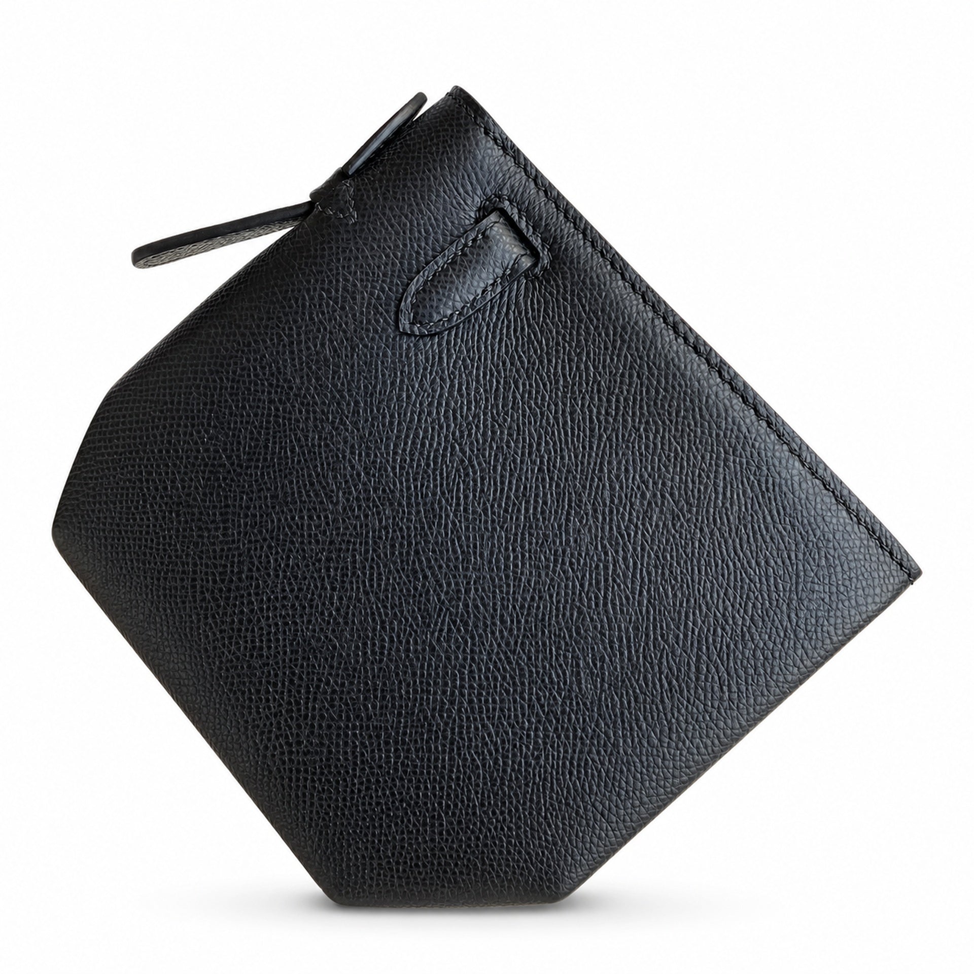 Kelly Pochette 22 Veau Epsom, Noir, Gold Hardware