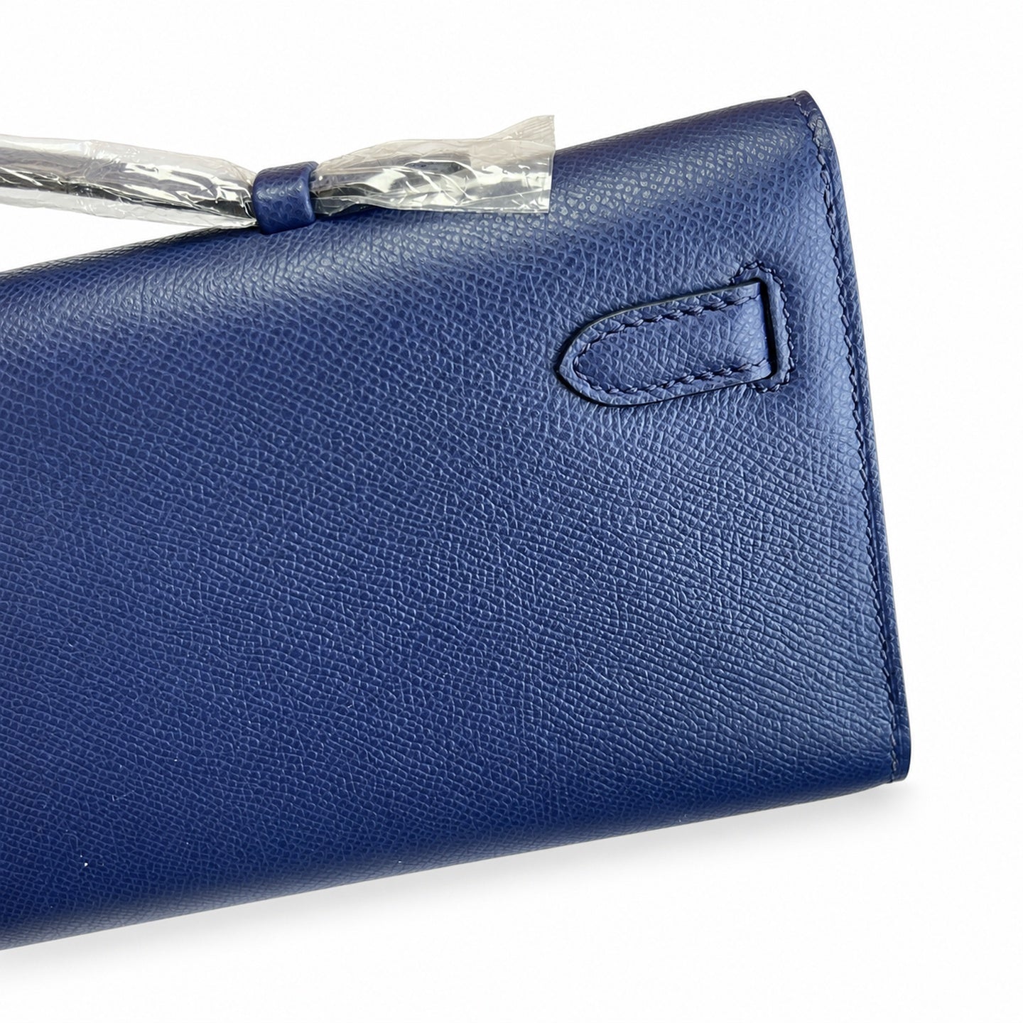 Hermès Kelly Cut 31 Clutch Epsom Leather Picture Dark Blue