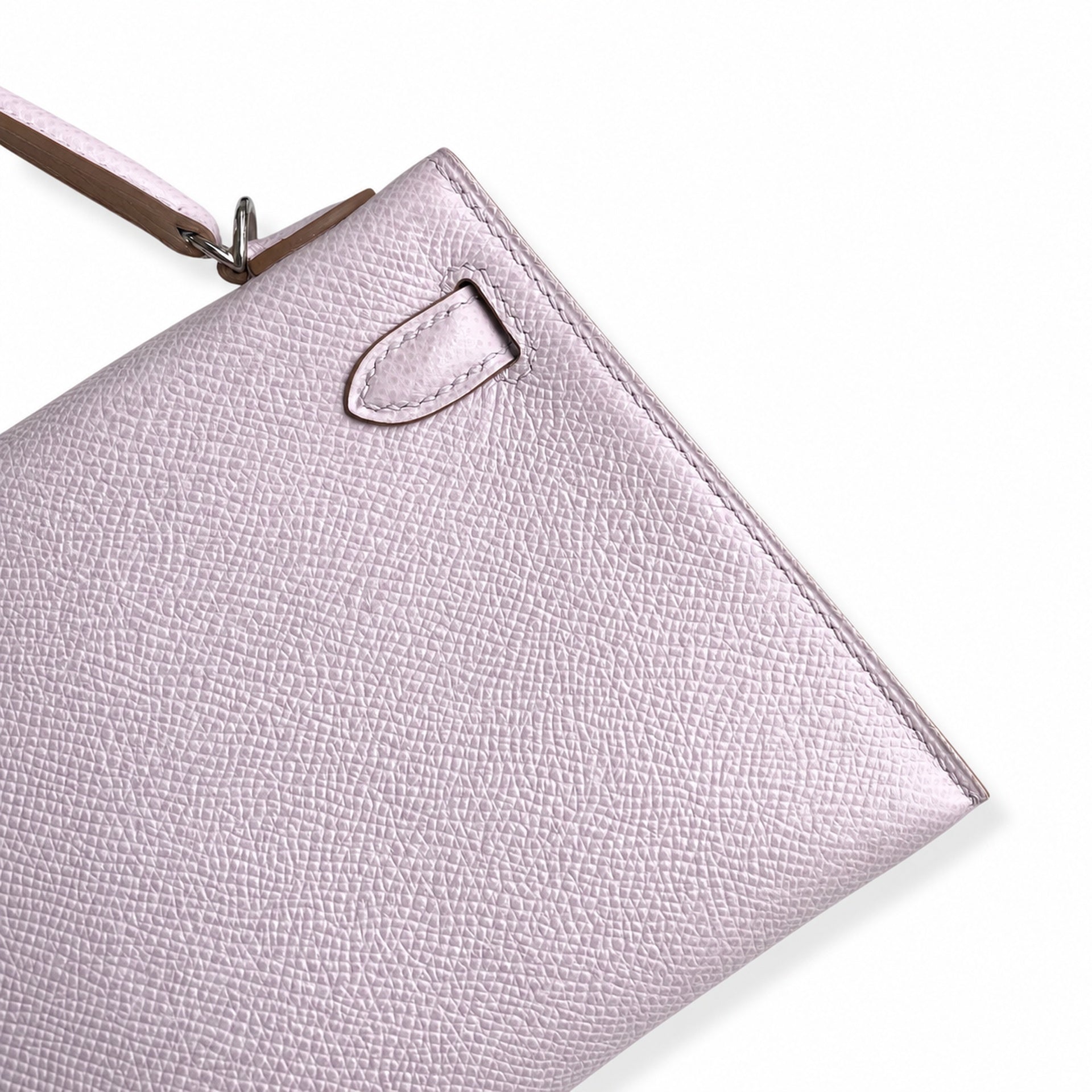 Hermès Kelly Sellier 19 Lilas Epsom Palladium Hardware