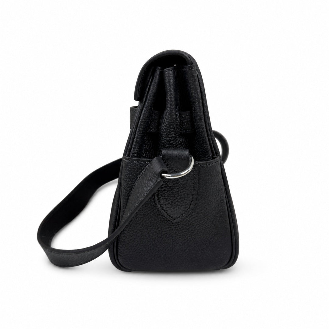 Kelly Messenger PM 27 Veau Togo, Noir, Palladium Hardware