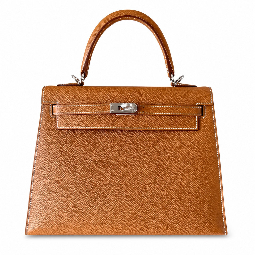 Hermès Kelly II 25cm Gold Epsom Calf Leather Gold Hardware
