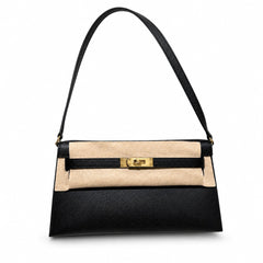 Hermès Kelly Elan Noir Epsom Calf Leather Gold Hardware