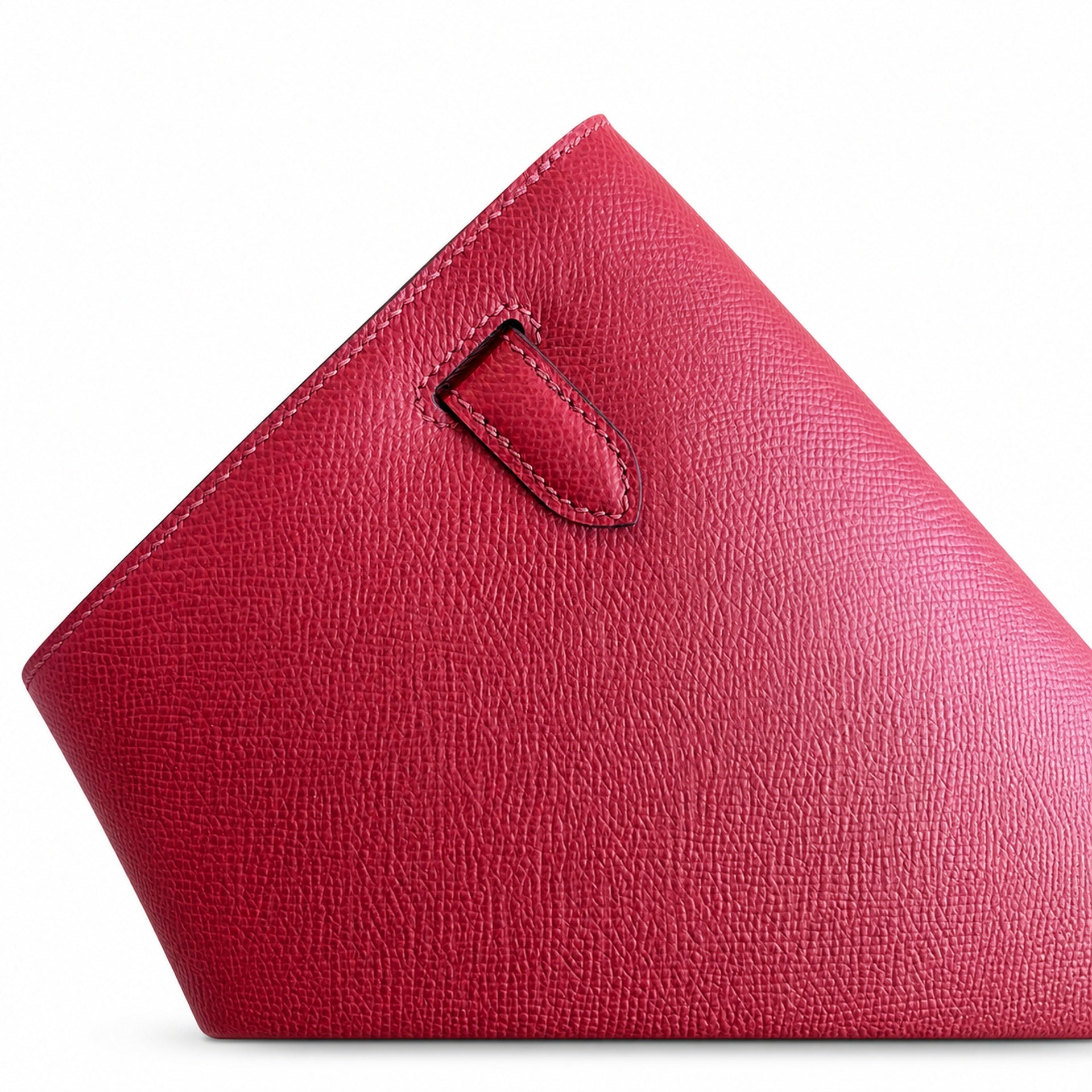 Hermès Kelly Dépêches 25 Rouge Casaque Epsom Calf Leather Palladium Hardware