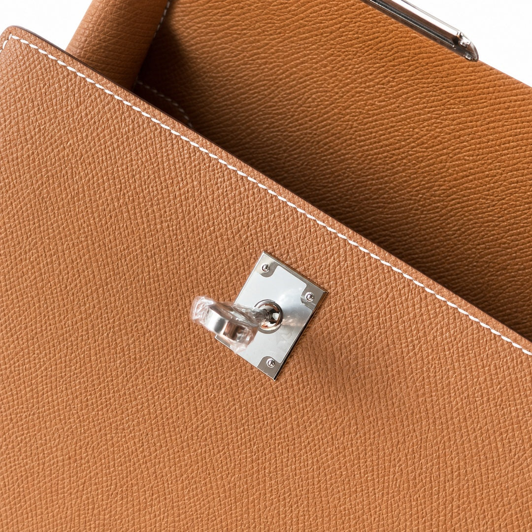 Hermès Kelly II 25cm Gold Epsom Calf Leather Gold Hardware
