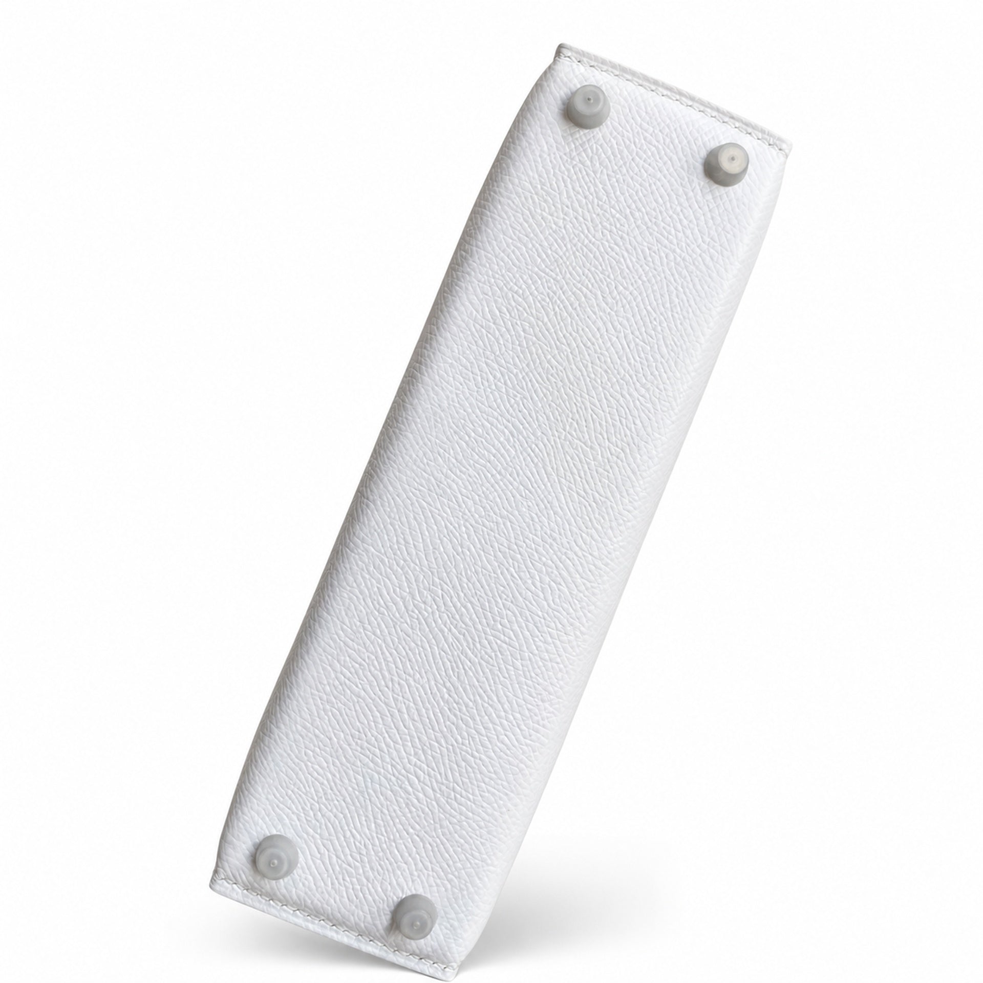 Hermès Kelly Sellier 19 Blanc Epsom Palladium Hardware