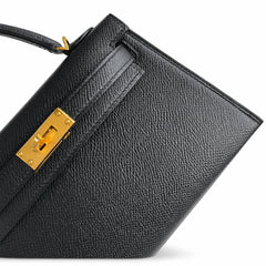 Hermès Mini Kelly II 19cm Noir Epsom Calf Leather Gold Hardware
