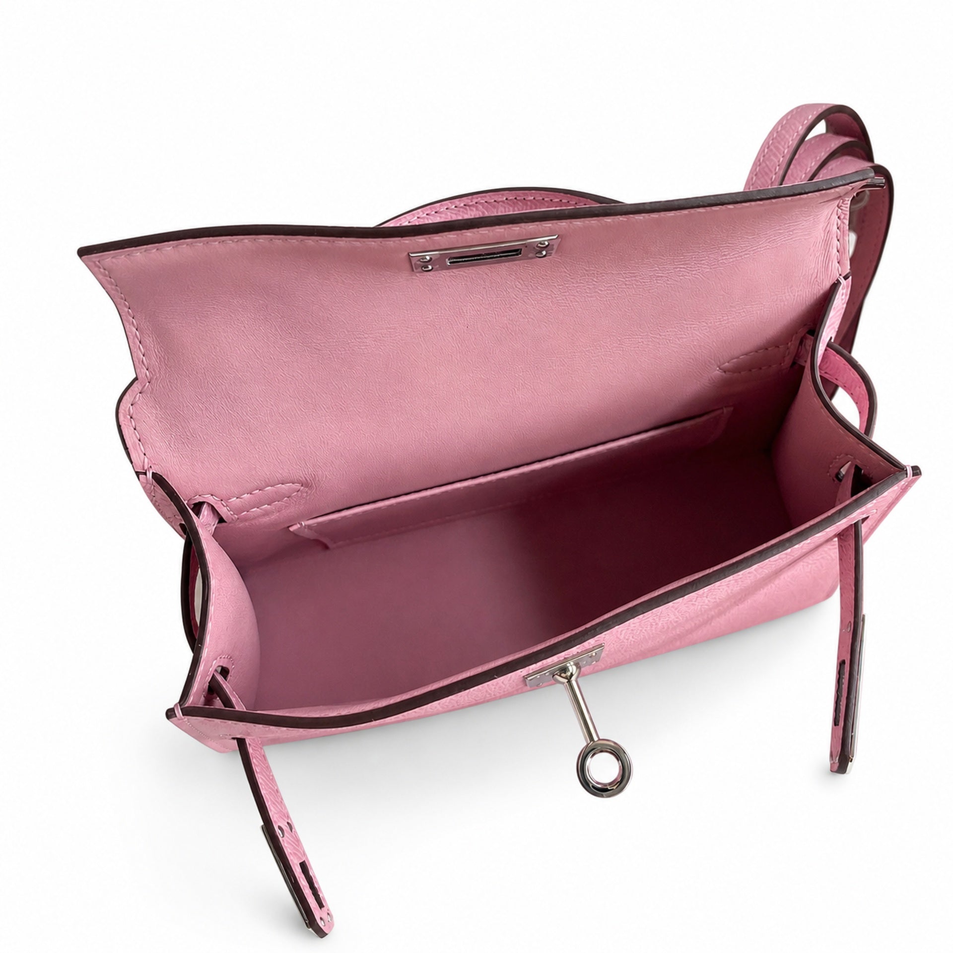 Hermès Kelly Sellier 19 Malva Epsom Palladium Hardware