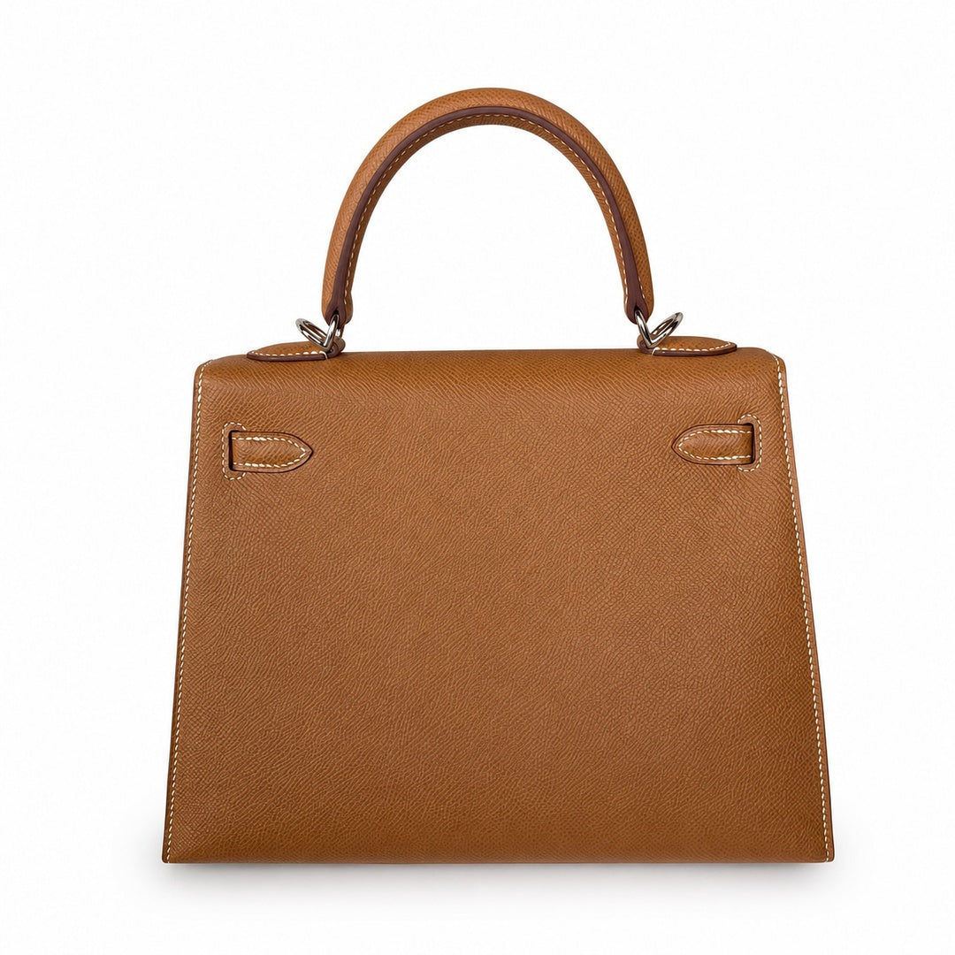 Hermès Mini Kelly II 25cm Gold Epsom Calf Leather Palladium Hardware