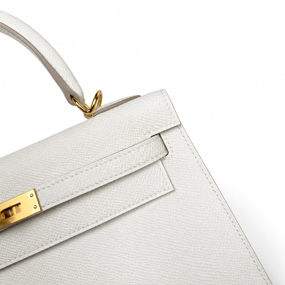 Hermès Kelly Sellier 25cm Milkshake Epsom Calf Leather Gold Hardware