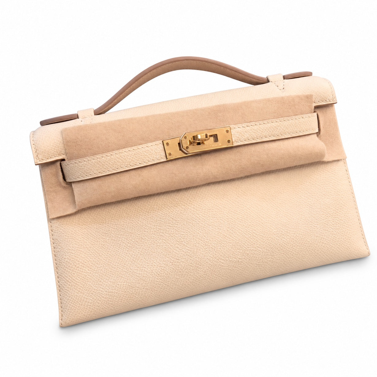 Hermès Mini Kelly II 22cm Milkshake Epsom Calf Leather Gold Hardware