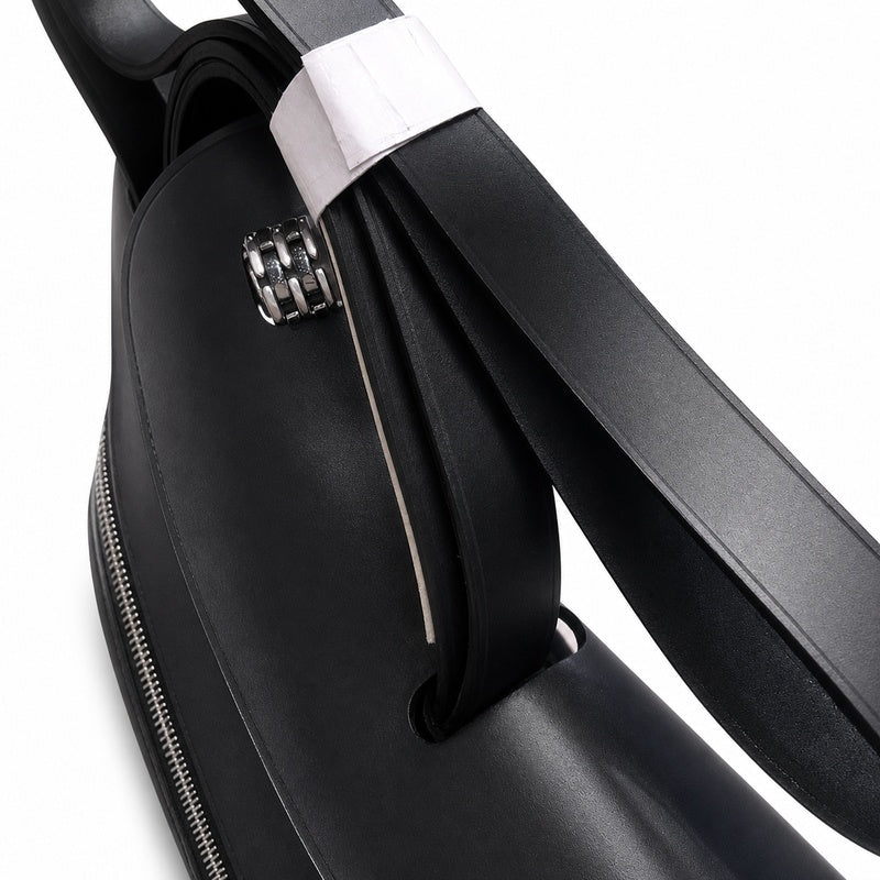 Hermès Herbag Zip 31 Noir Toile H / Noir Epsom Calf Leather Palladium Hardware