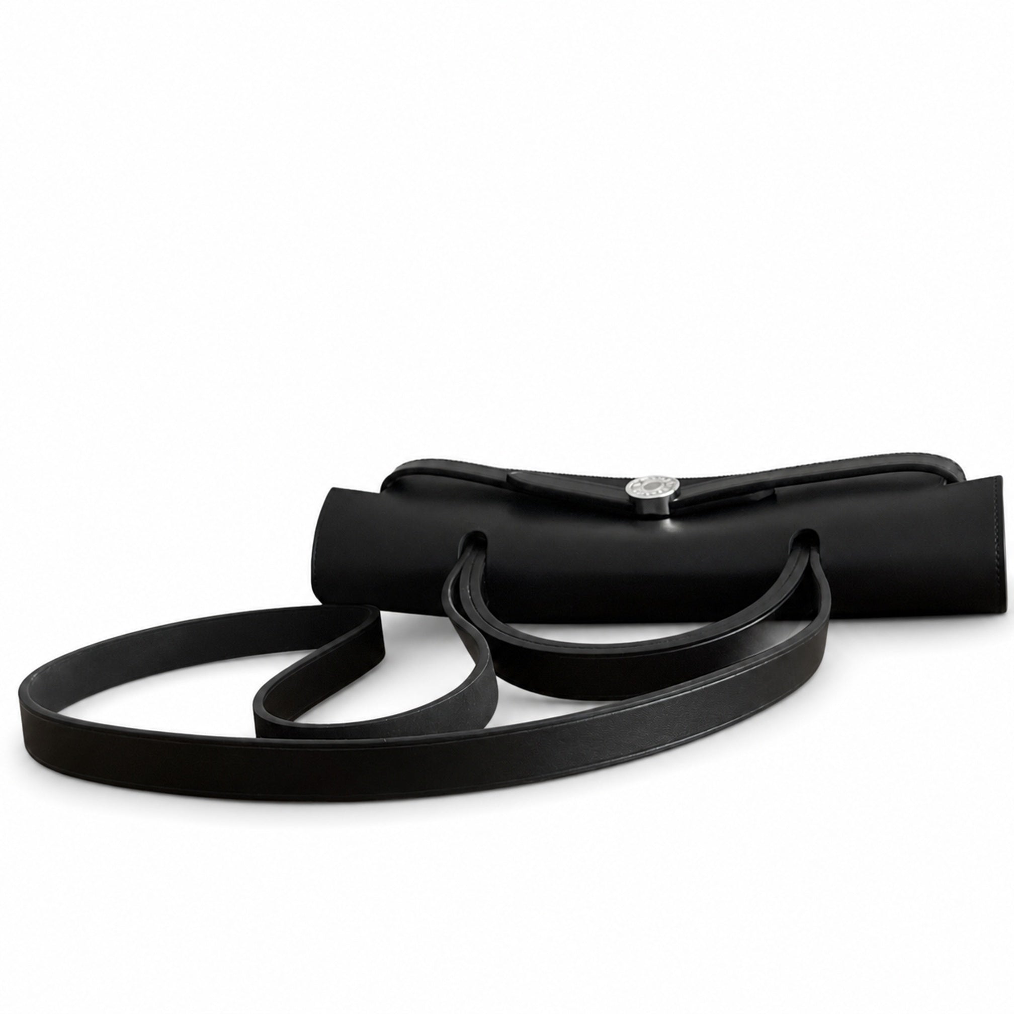 Hermès Herbag Zip 31 Berline Ecru Toile Quadrille / Noir Vache Calf Leather Palladium Hardware