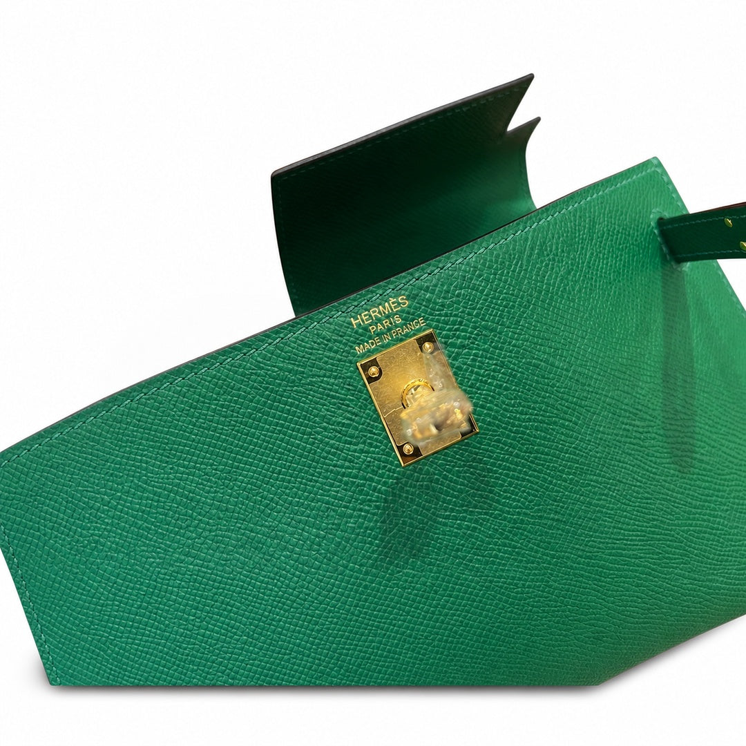 Hermès Kelly II 25cm Vert Vertigo Epsom Calf Leather Gold Hardware