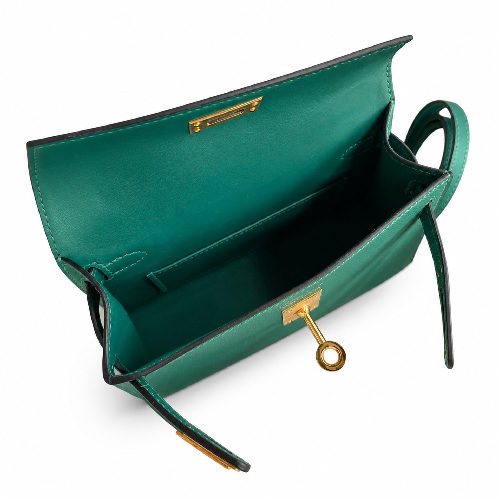 Hermès Kelly Sellier 19 Vert Malachite Epsom Gold Hardware