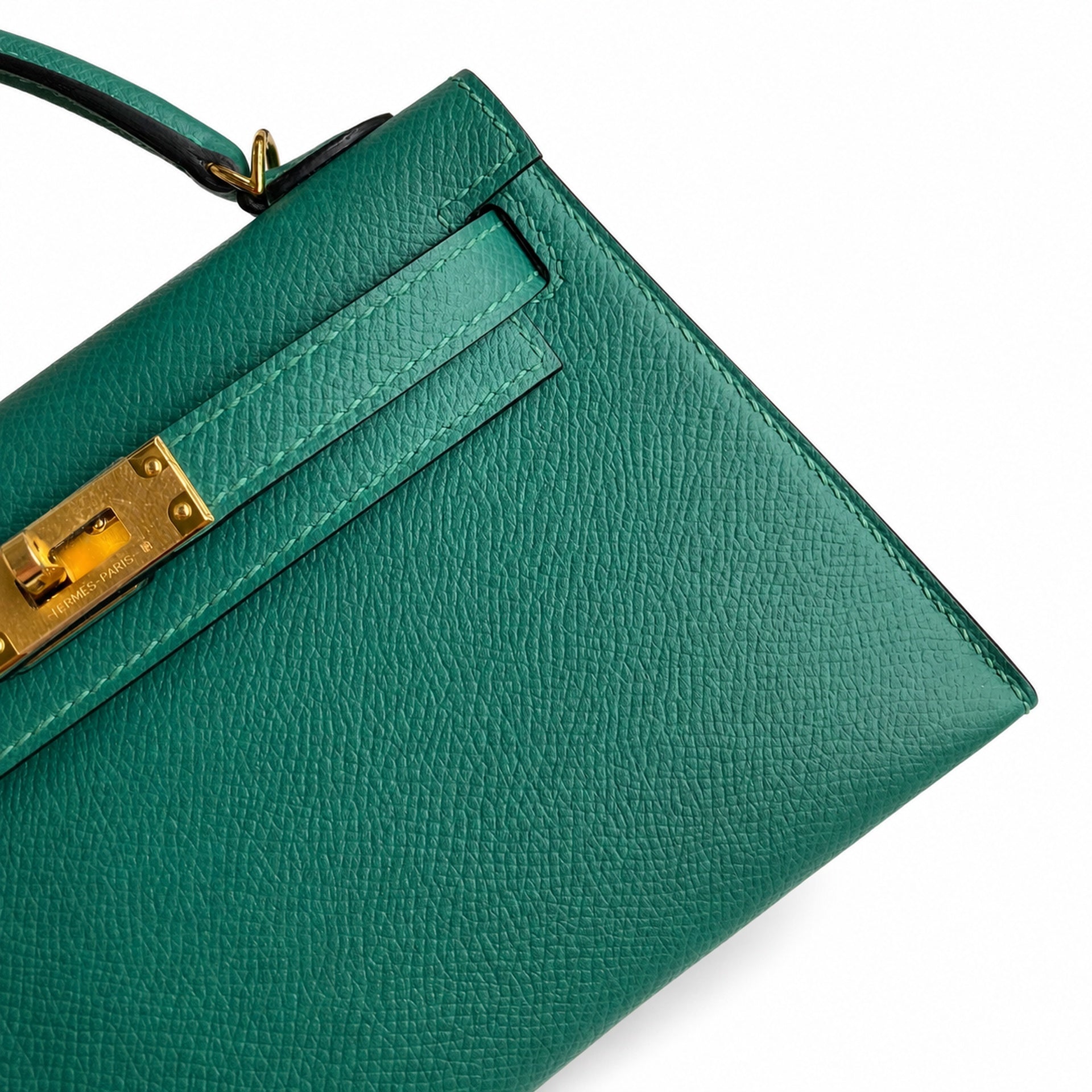 Hermès Kelly Sellier 19 Vert Malachite Epsom Gold Hardware