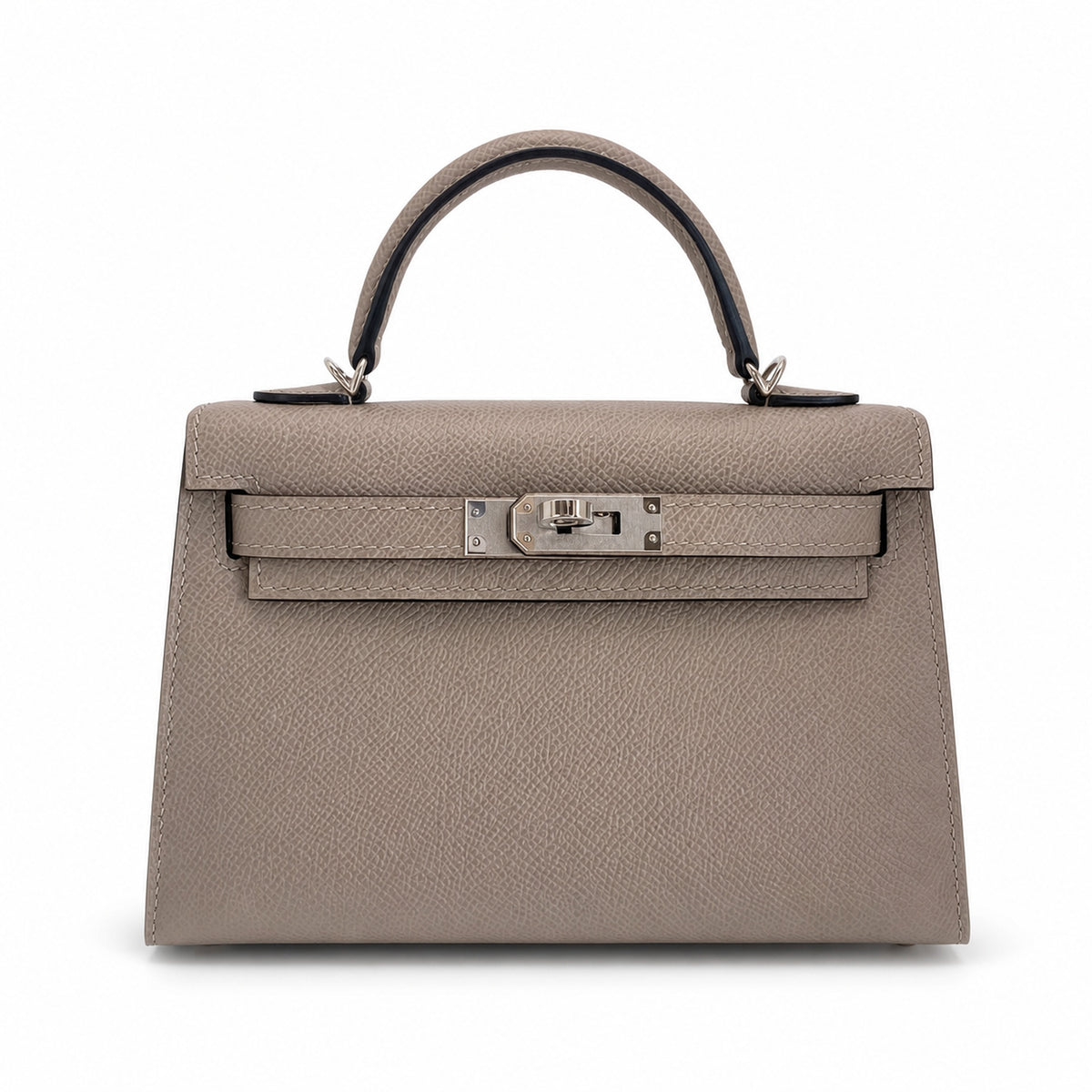 Hermès Kelly Sellier 19 Gris Asphalte Epsom Palladium Hardware