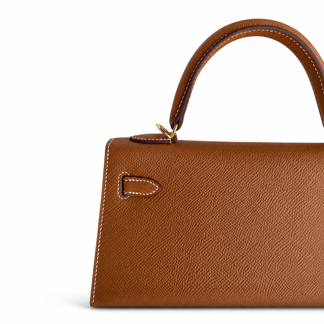 Hermès Kelly II 25cm Gold Epsom Calf Leather Gold Hardware