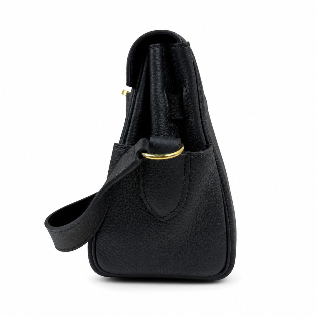 Hermès Kelly Messenger 27cm Noir Togo Calf Leather Gold Hardware