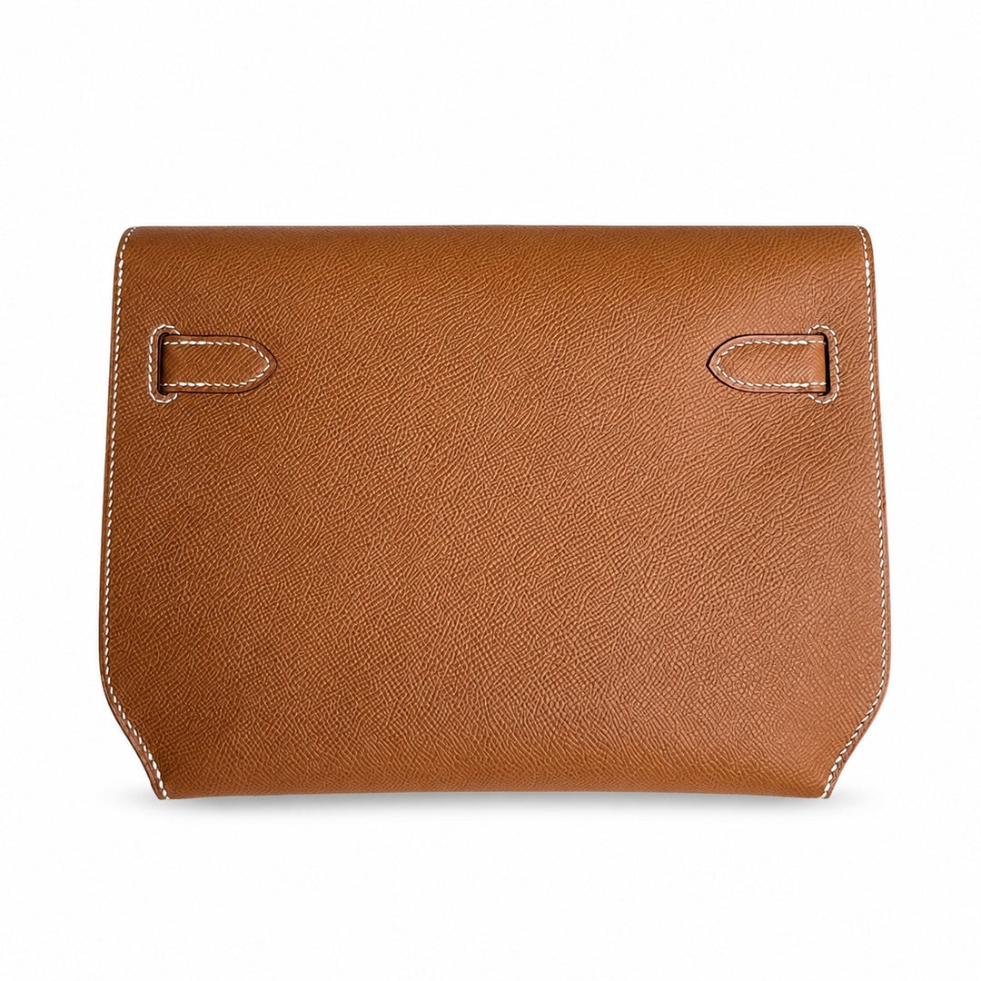 Hermès Kelly Dépêches 25cm Gold Epsom Calf Leather Gold Hardware