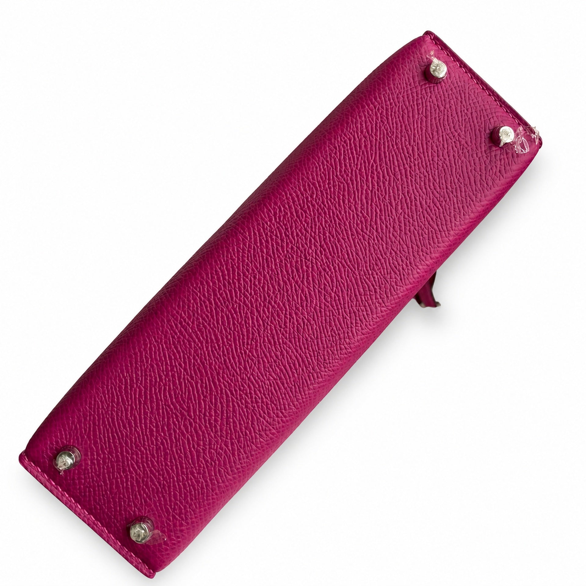 Hermès Kelly Sellier 19 Rose Purple Epsom Palladium Hardware